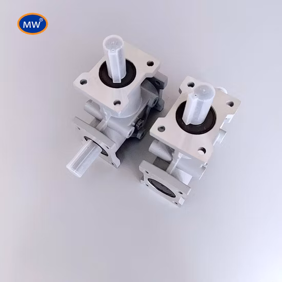 경량 Ara4 알루미늄 소형 소형 직각 기어박스 1:1 비율